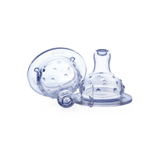 Non-Drip Wide Neck Replacement Nipple - 2 pack