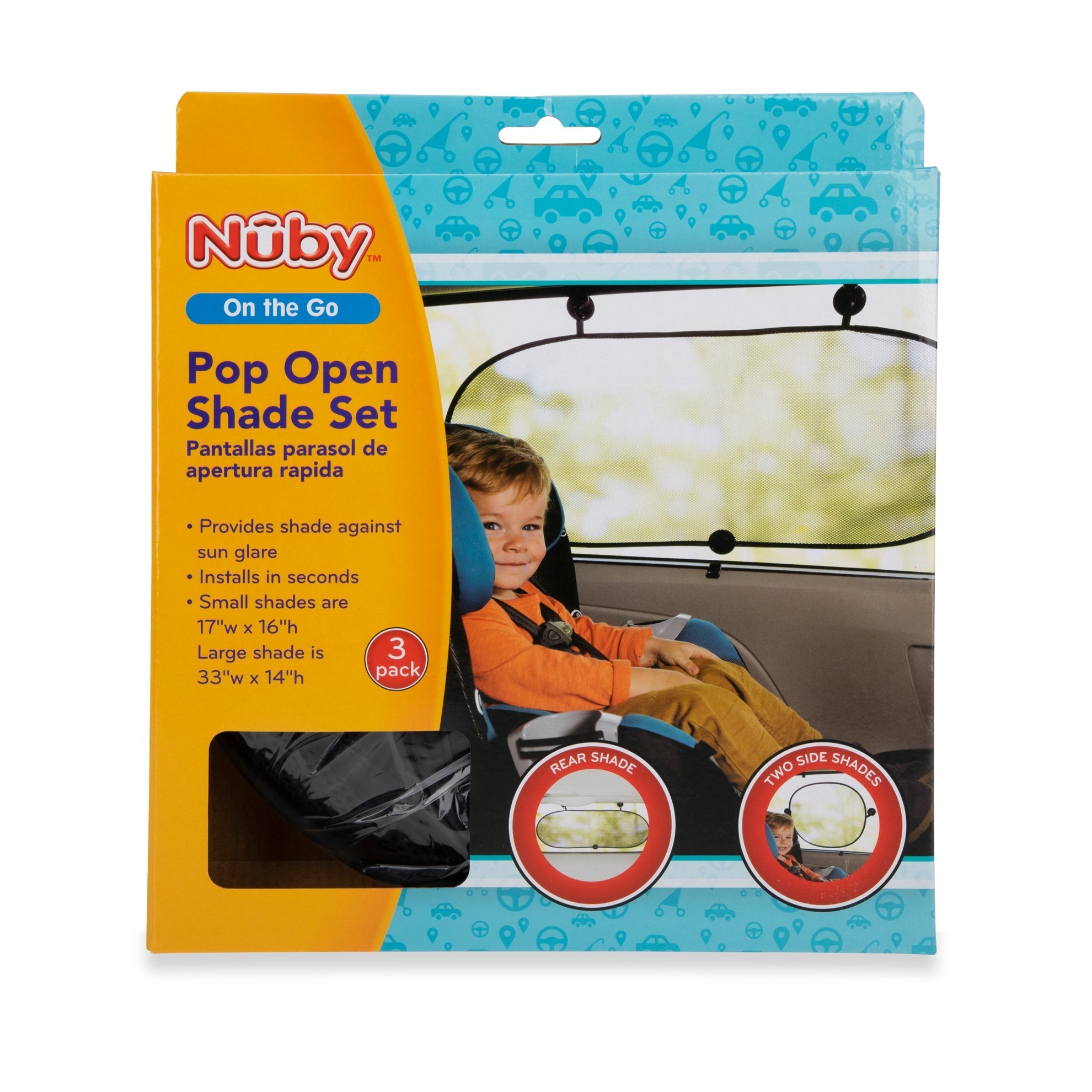 Pop Open Car Sunshades (3 Pack)
