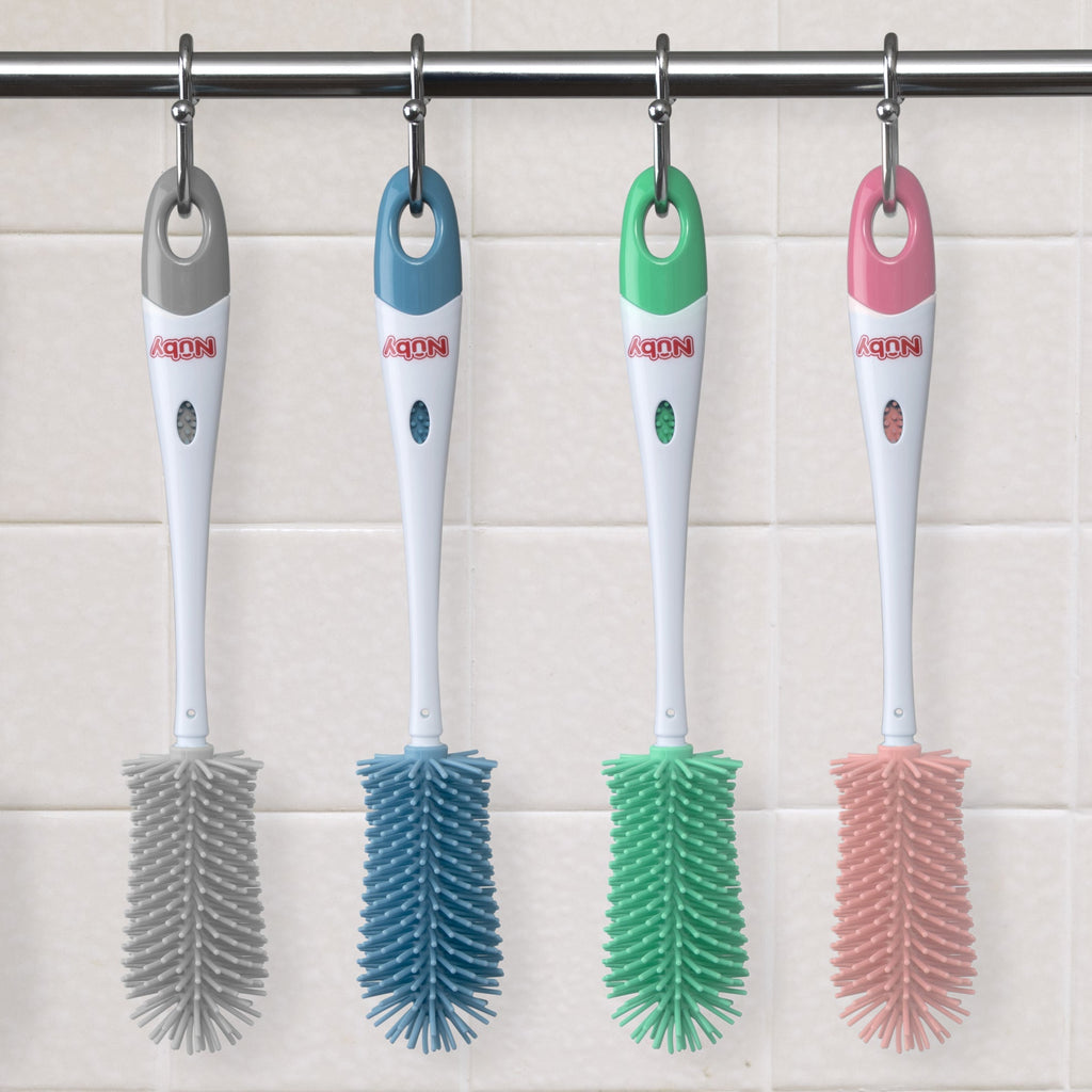 Non-Scratch Silicone Bristle Bottle