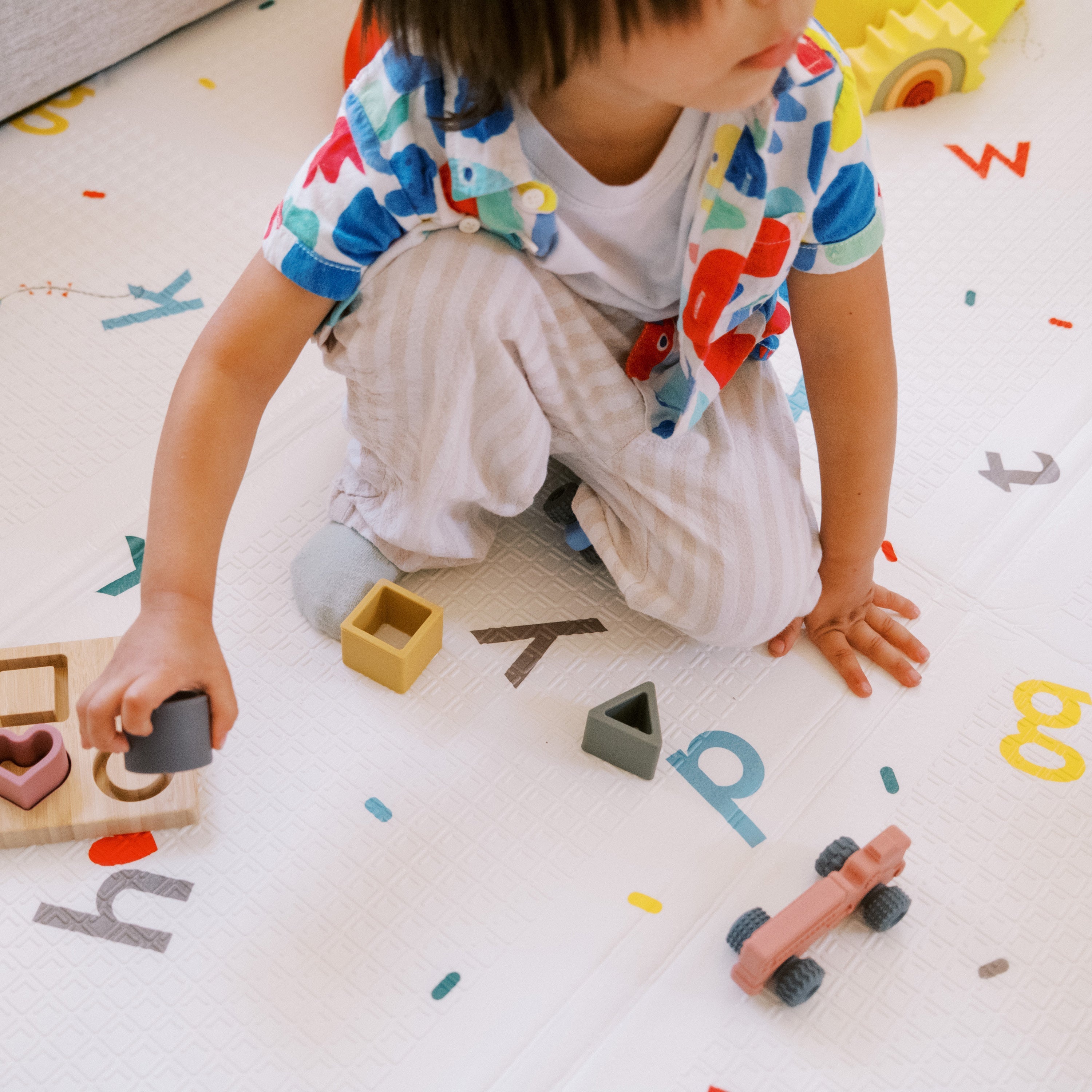 Reversible Floor Mat | Cars & Roads