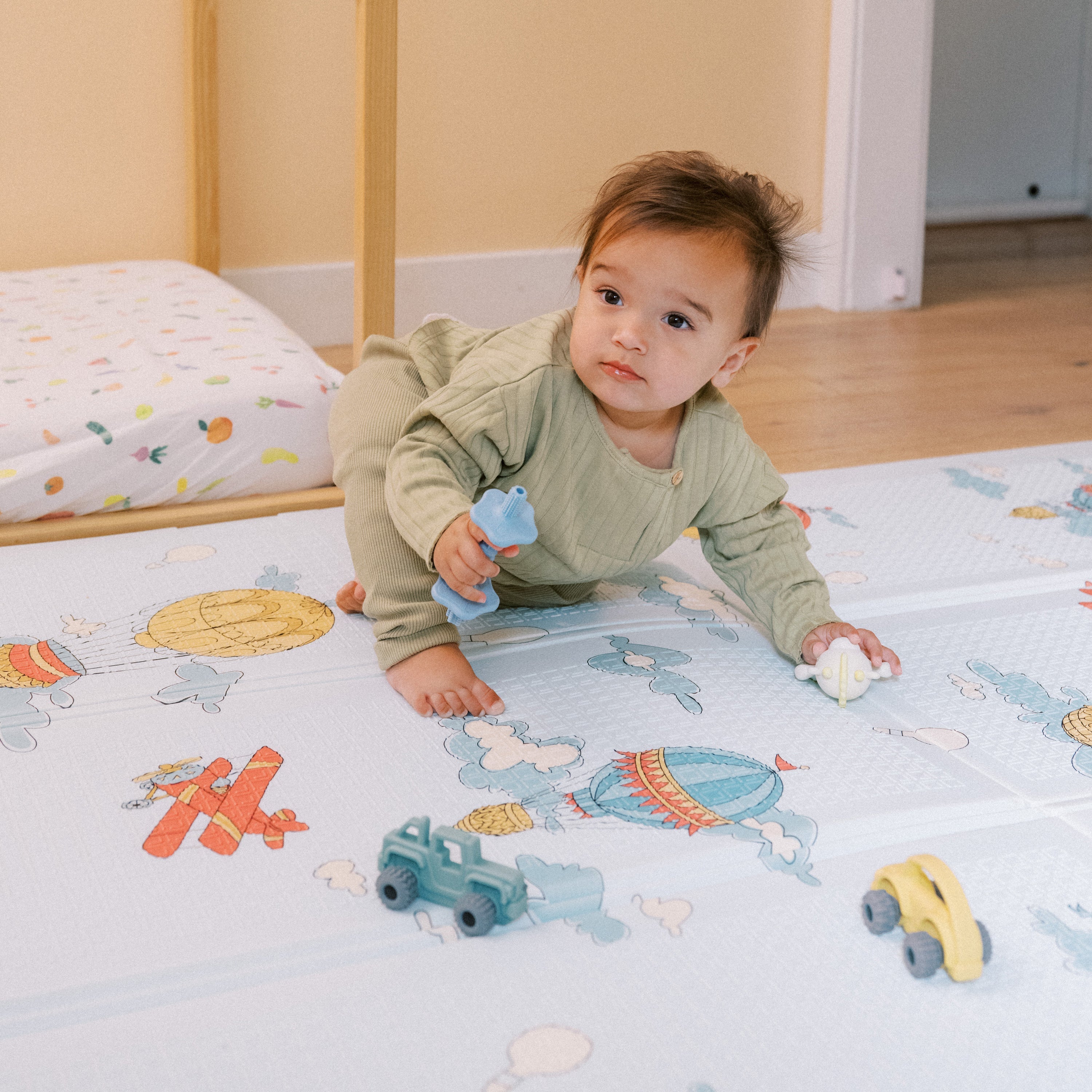 Reversible Floor Mat | Hot Air Balloons