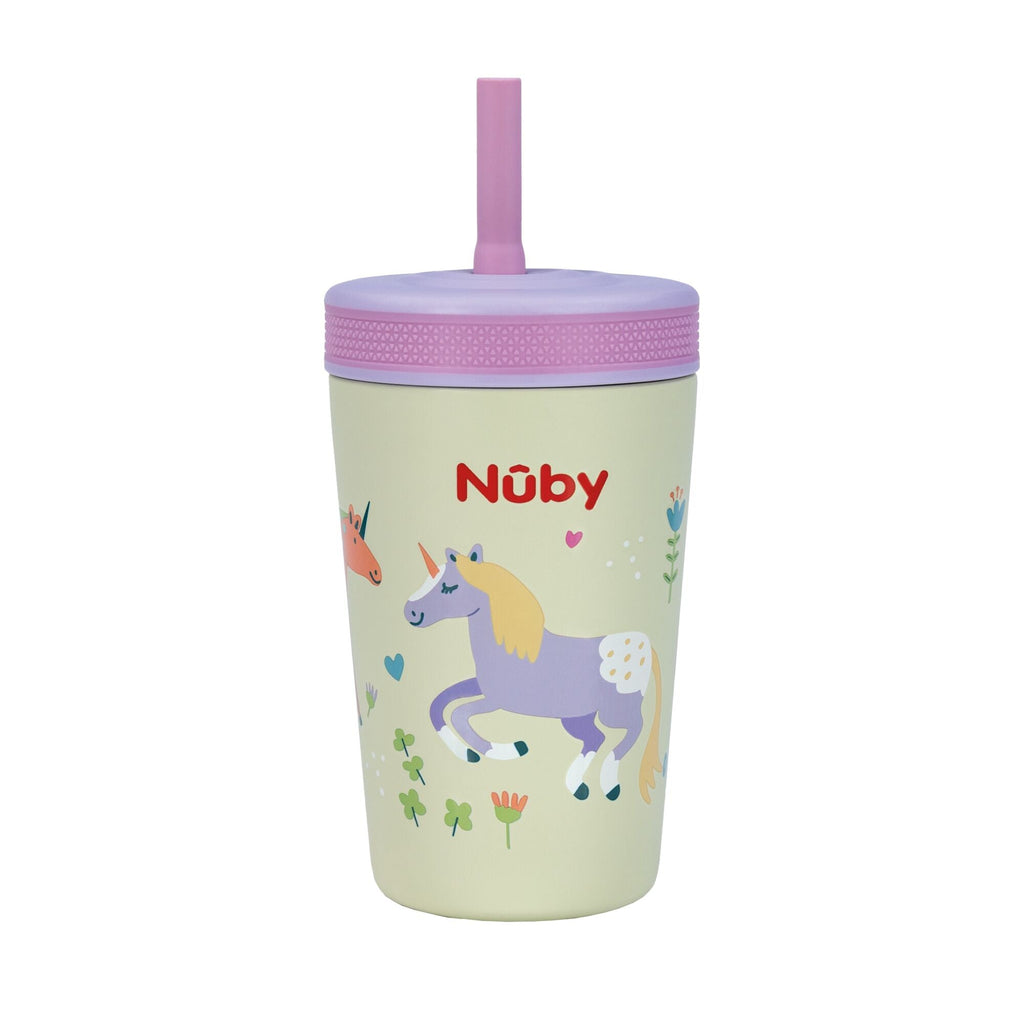Thirsty Kids Flexstraw Stainless Steel Cup | Unicorns