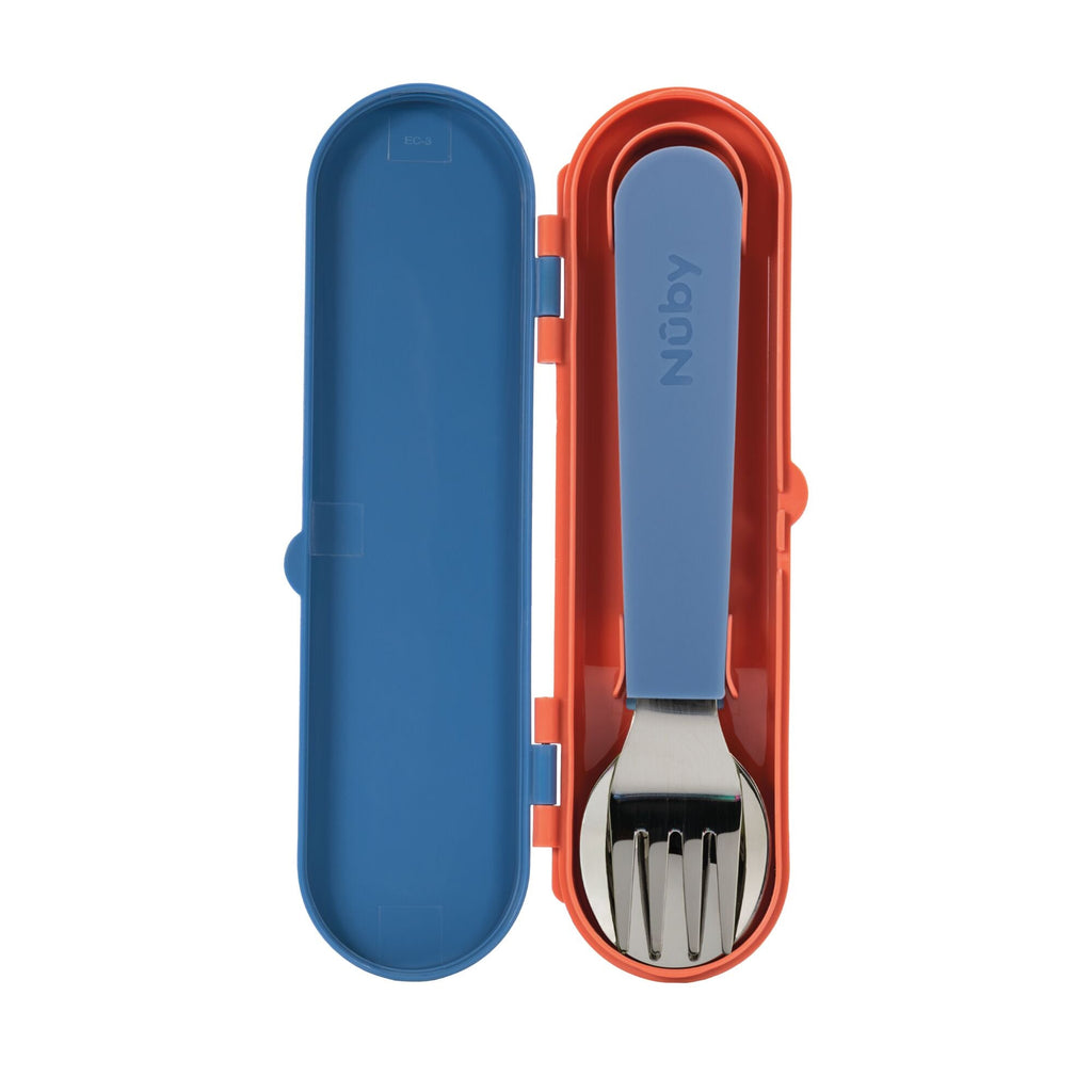 Stainless Steel Toddler Utensil Set | Outer Space