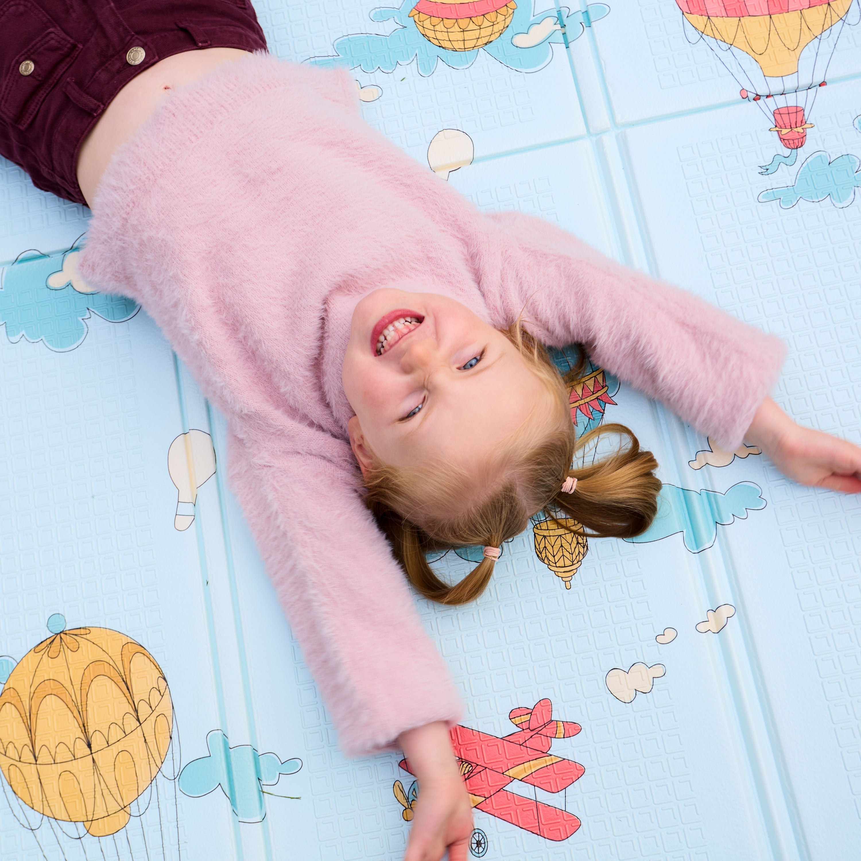 Reversible Floor Mat | Hot Air Balloons